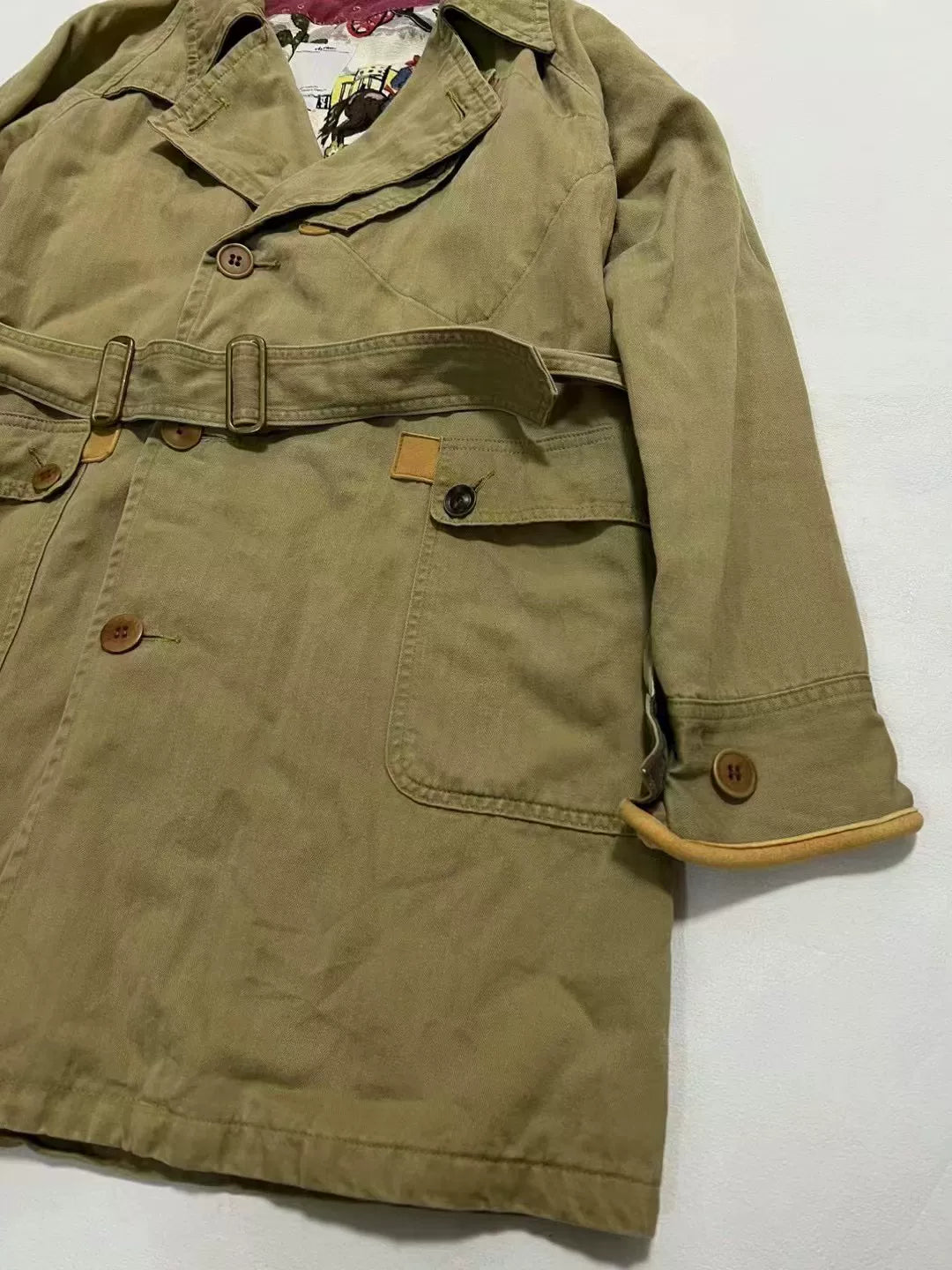 visvim 14AW HENDEE TRENCH HERRINGBONE