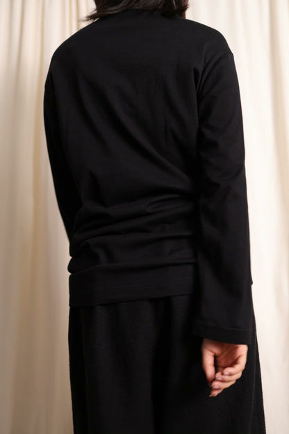 Y's by Yohji Yamamoto Barcode Print Top