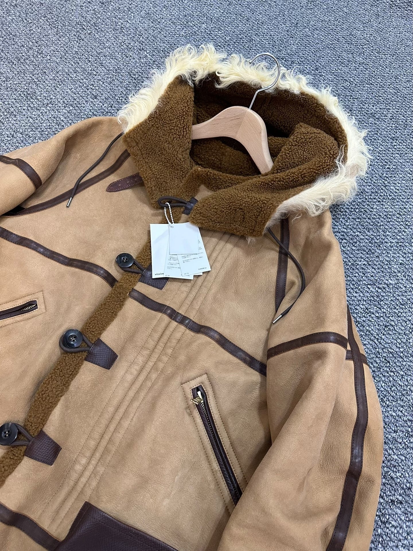 visvim Shearling Hudson Coat