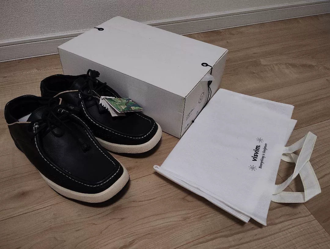 VISVIM POLKE Black US9.5 Deadstock