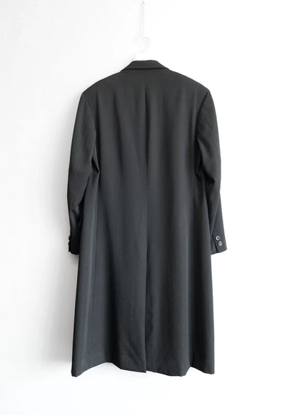 black layered jacket by yohji yamamoto