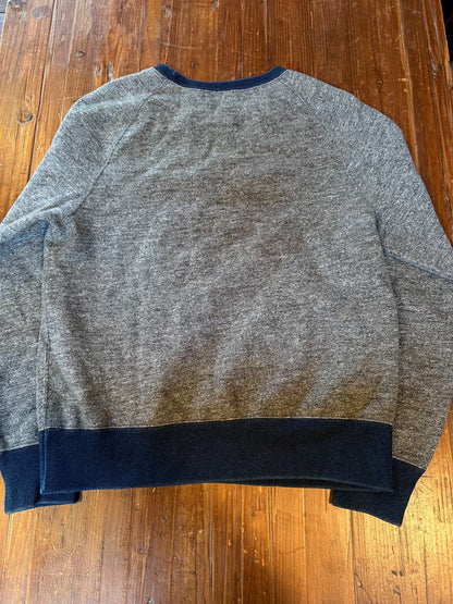 RRL Ralph Lauren Gray Spliced Sweatshirt