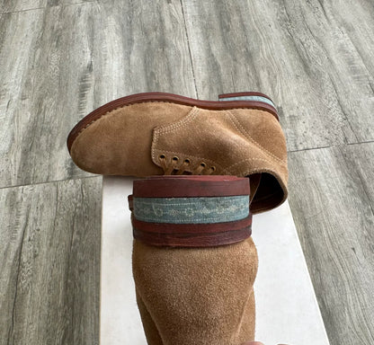 visvim brigadier mid-folk boots in brown