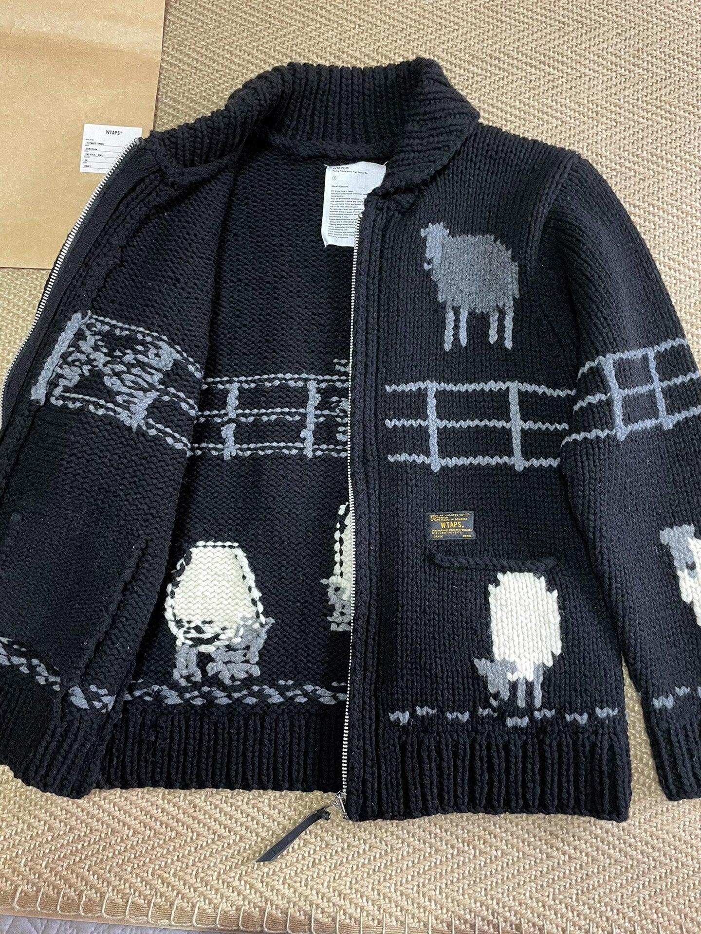 WTAPS 17AW Cowichan Wool Sweater