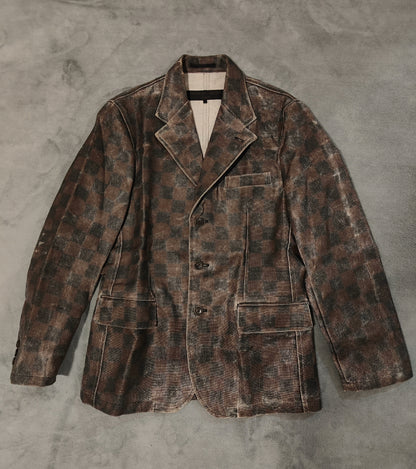 Comme des Garçons 02AW Checkered Suit Jacket