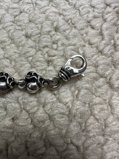 Chrome Hearts Lobster Clasp Vine Heart Bracelet