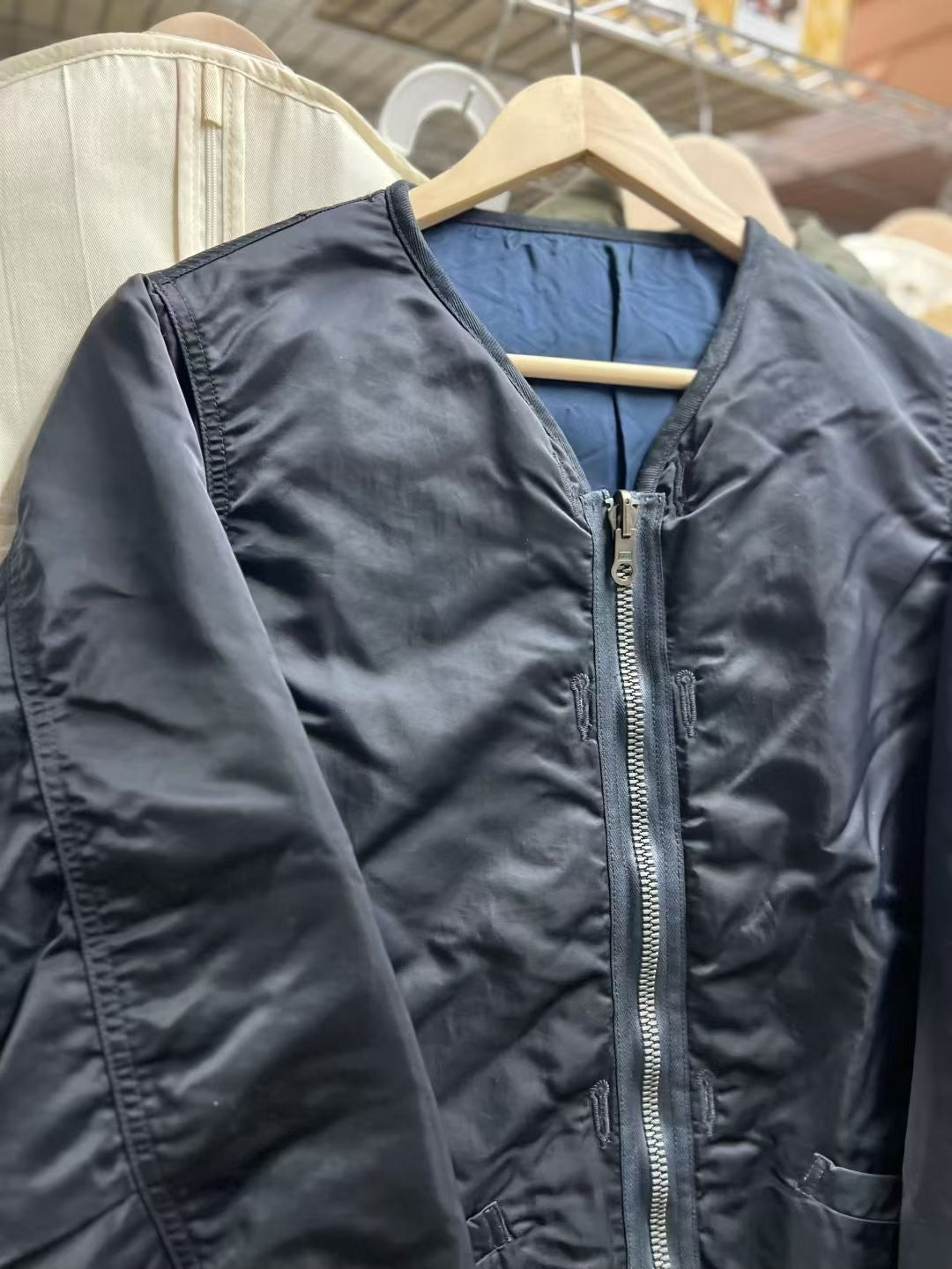 VISVIM IRIS LINE JKT NAVY