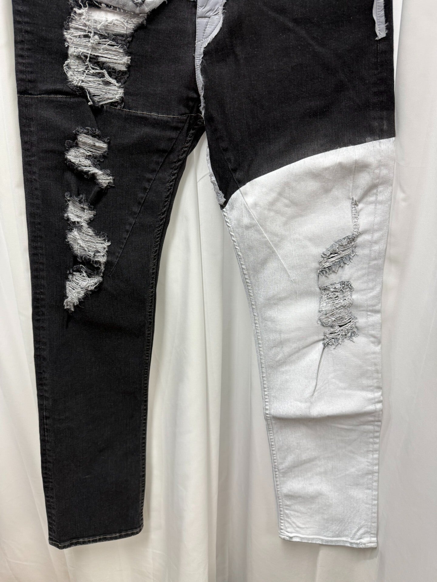 Rick Owens Patchwork Denim Pants