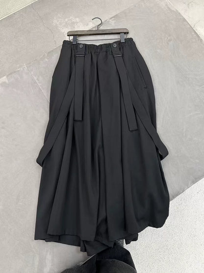 Yohji Yamamoto S/S 2019 Wool Suspender Pants