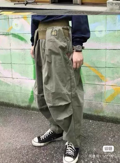 kapital vintage relaxed fit cargo pants