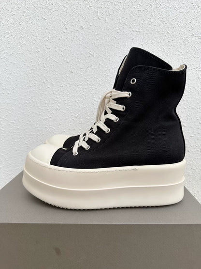 Rick Owens DRKSHDW Canvas Thick Sole Sneakers