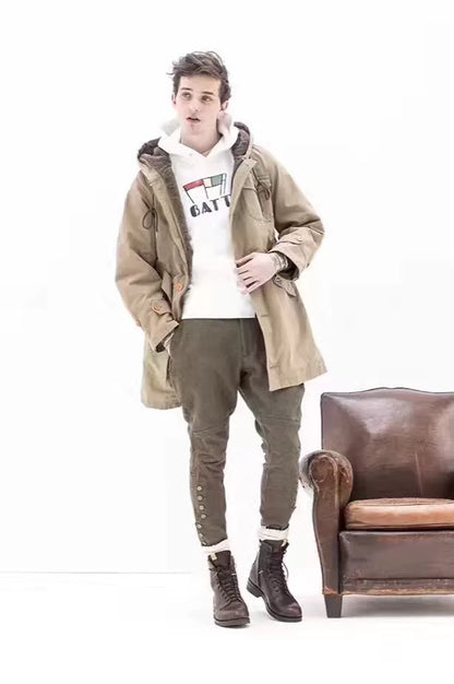 visvim admiral parka wool and alpaca blend