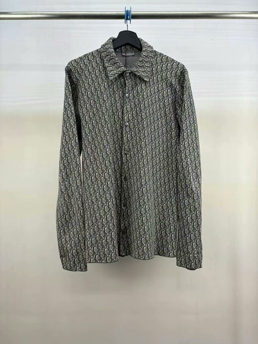 dior printed cotton shirt size M