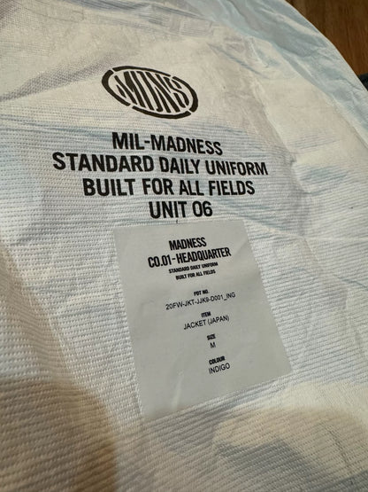 madness 20fw indigo denim jacket