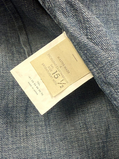 Old Joe Distressed Washed Denim Shirt