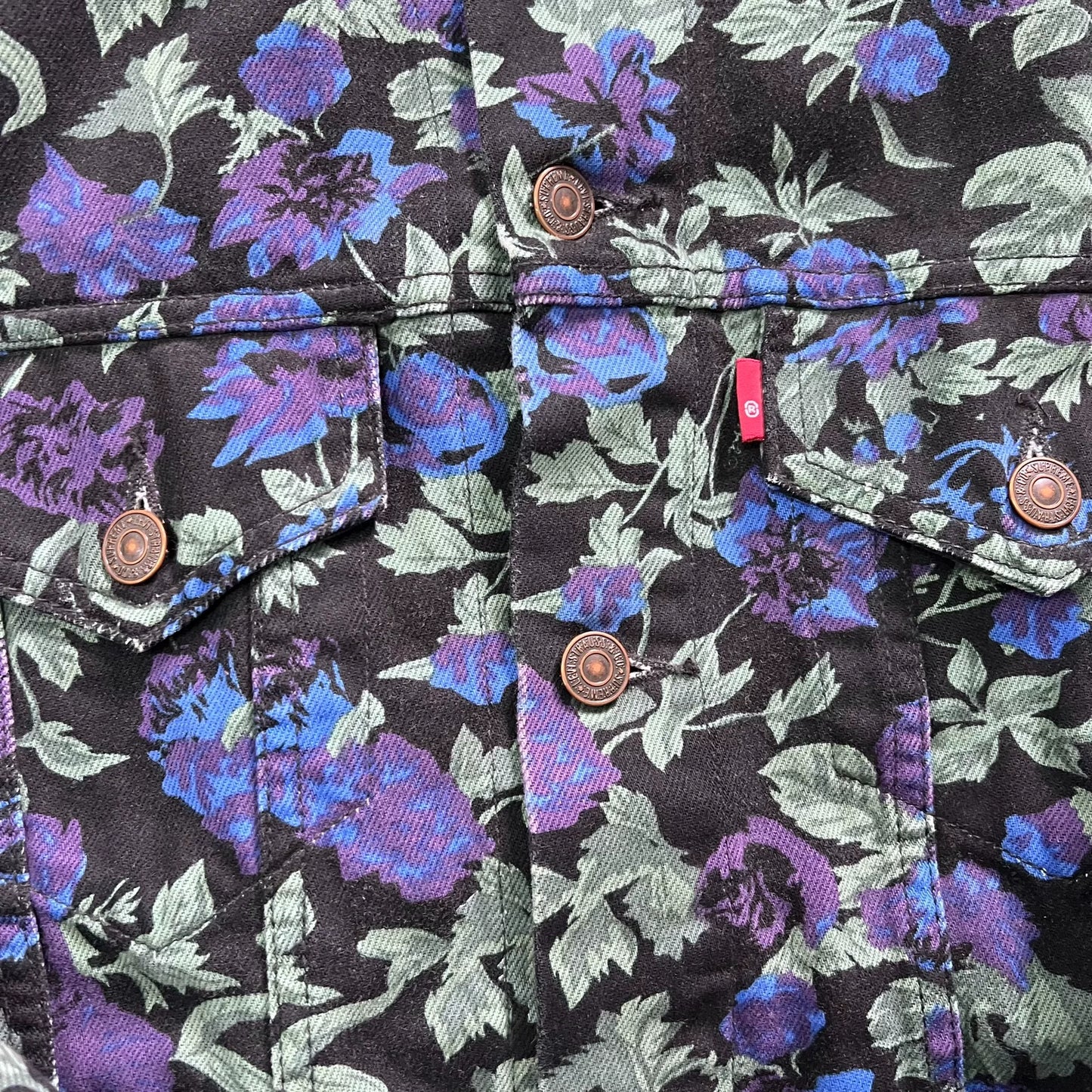 Supreme x Levis Roses Trucker Jacket SS16