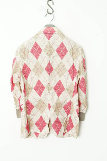 Comme des Garçons Spring Summer Diamond Check Blazer