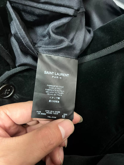 Saint Laurent SLP Velvet Court Blazer