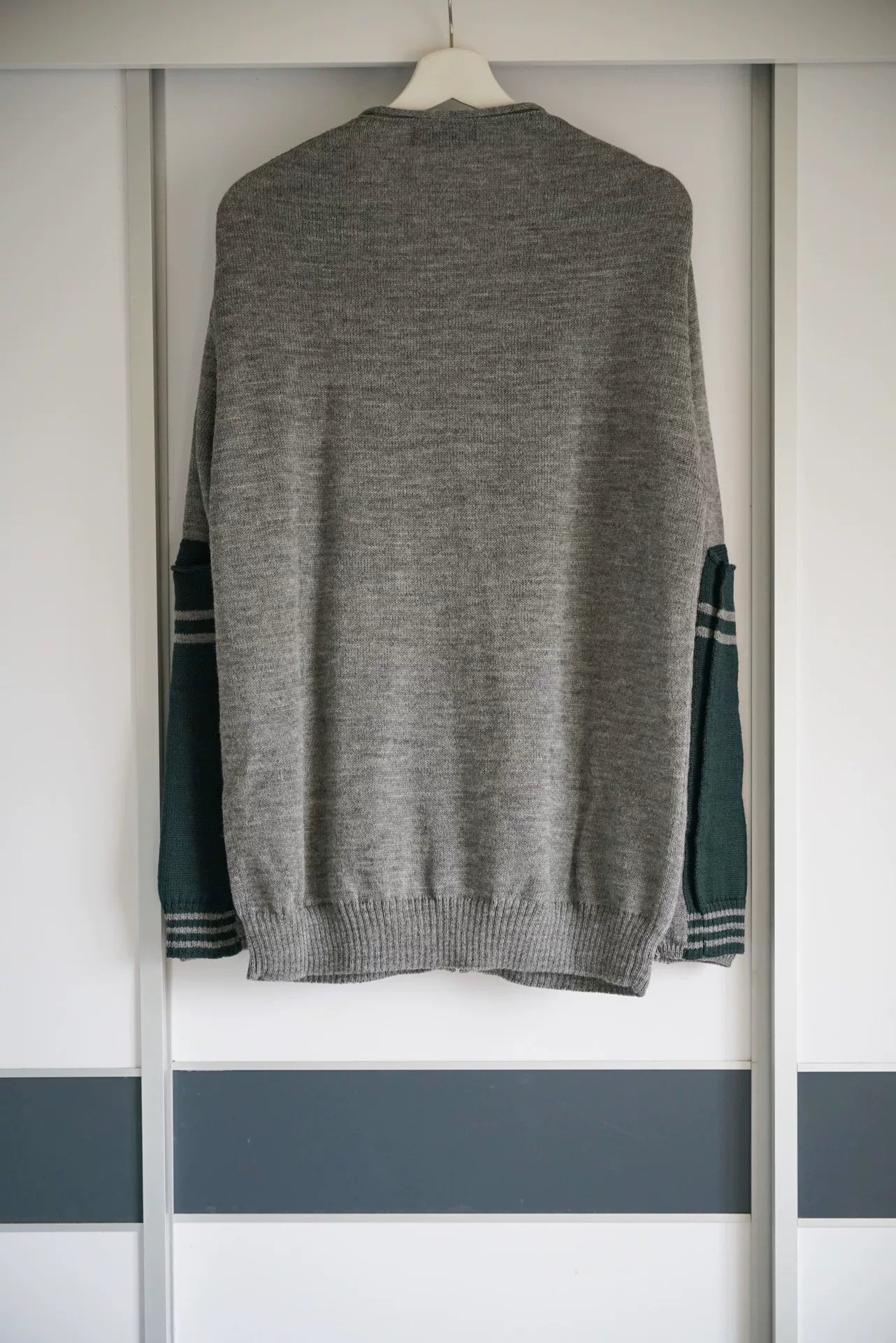 Yohji Yamamoto 06AW Green Zip Knit Sweater