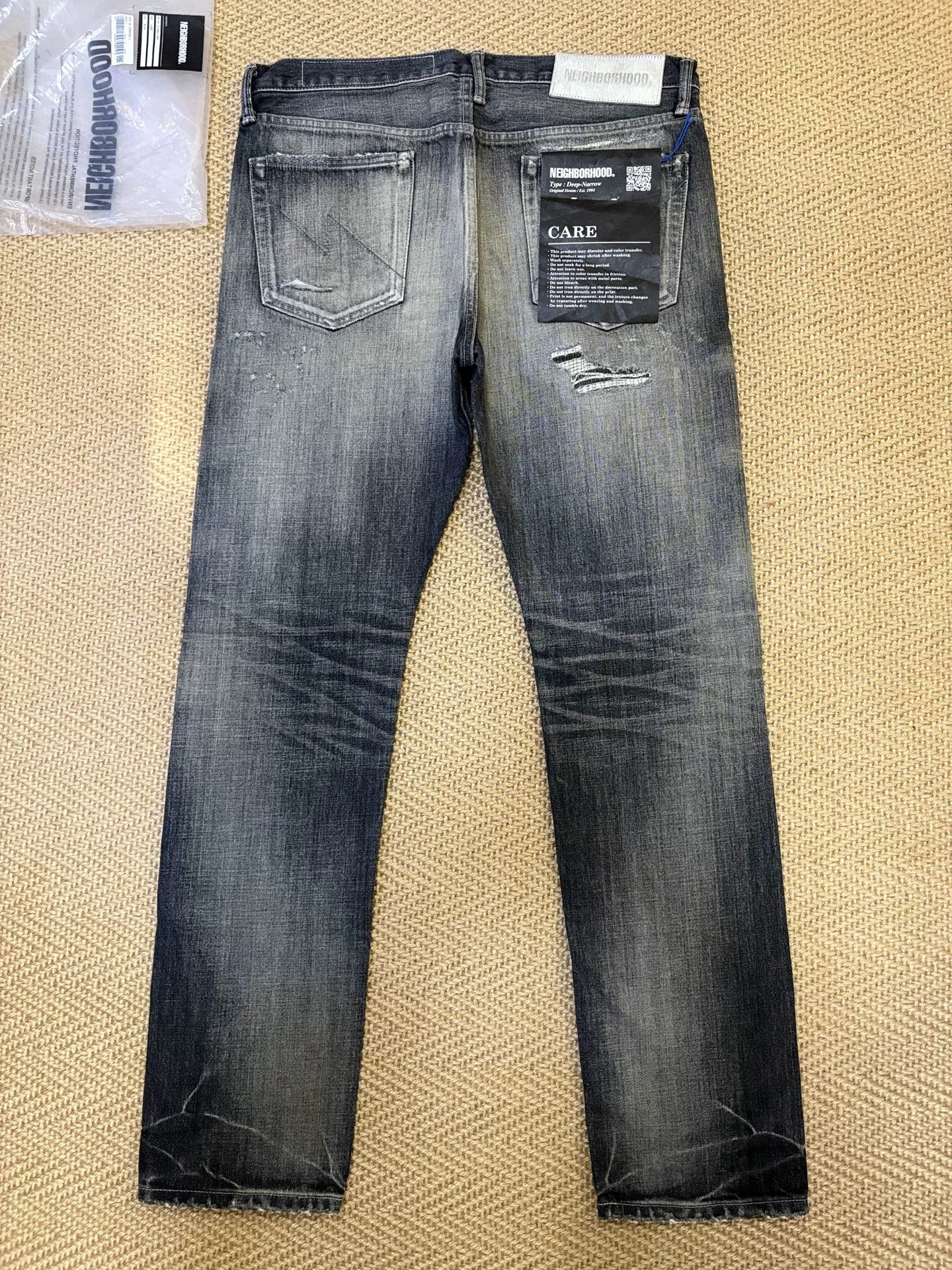 Neighborhood 22AW Washed Jeans