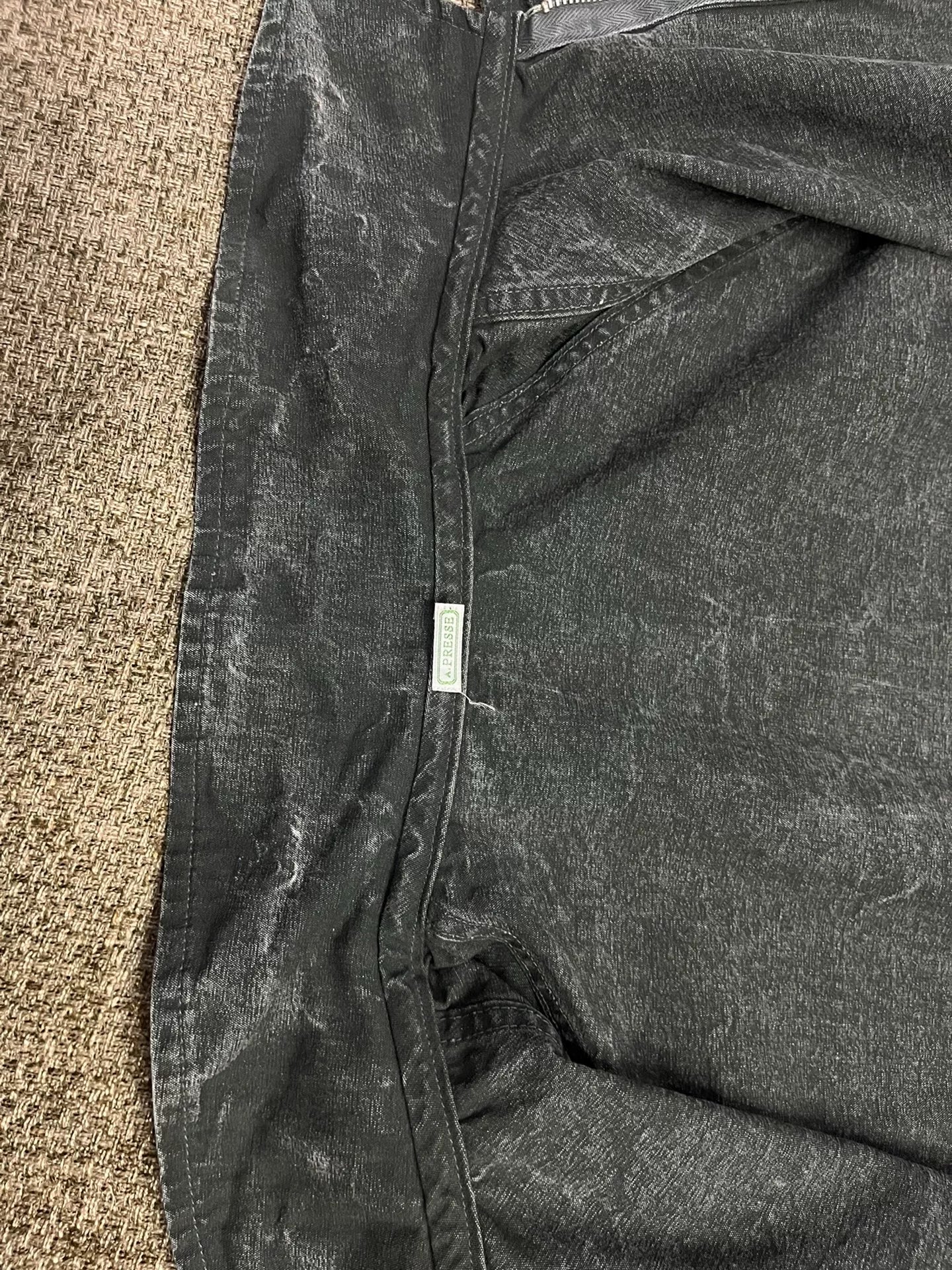 A.presse 25ss Black Washed Safari Jacket