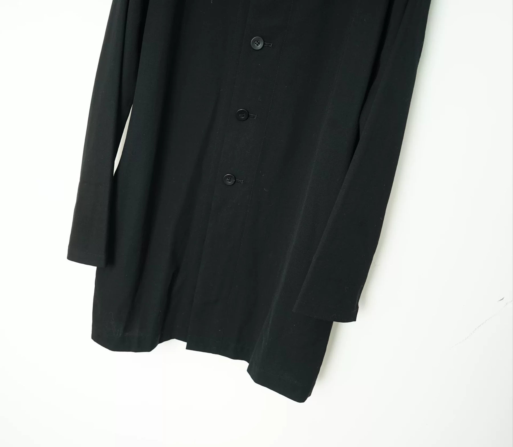 Yohji Yamamoto Ys Wool Spring Summer Coat