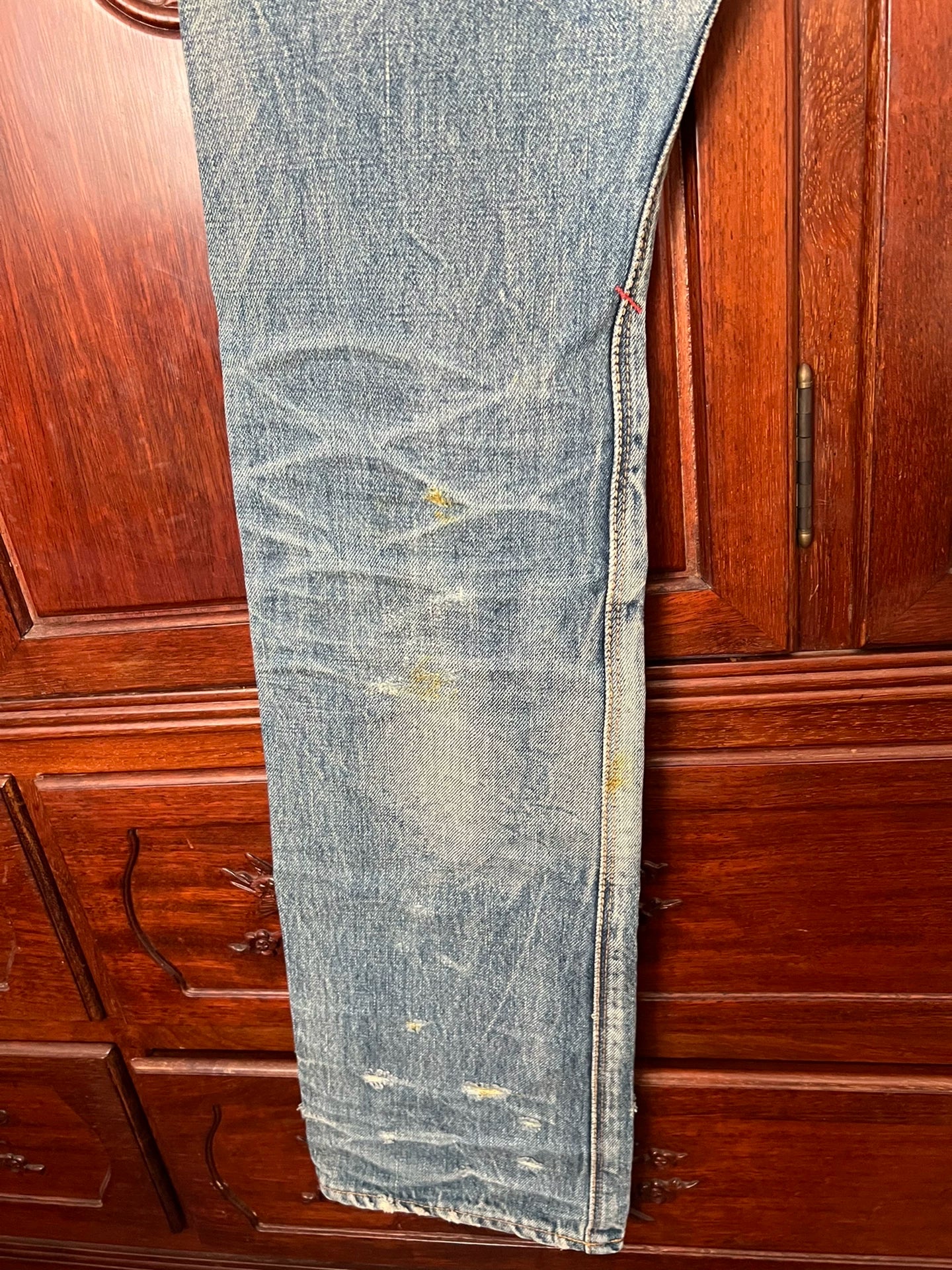 Deeta Men's Water Blue Selvedge Jeans