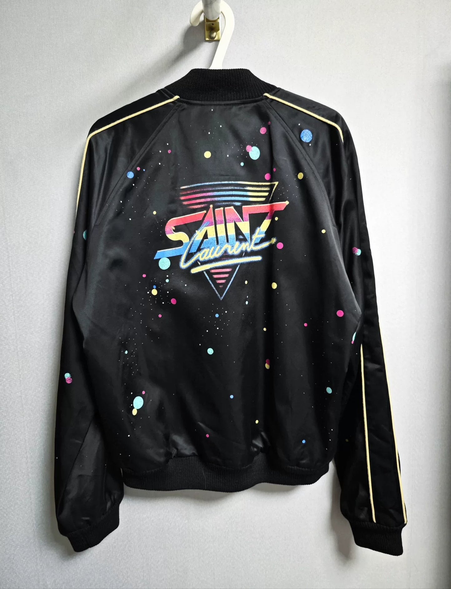 Saint Laurent Polka Dot Bomber Jacket