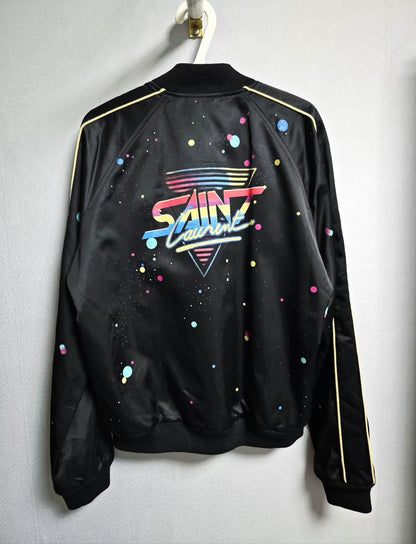 Saint Laurent Polka Dot Bomber Jacket