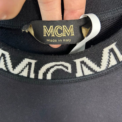 MCM Black Logo Sweatshirt Size 165/84A