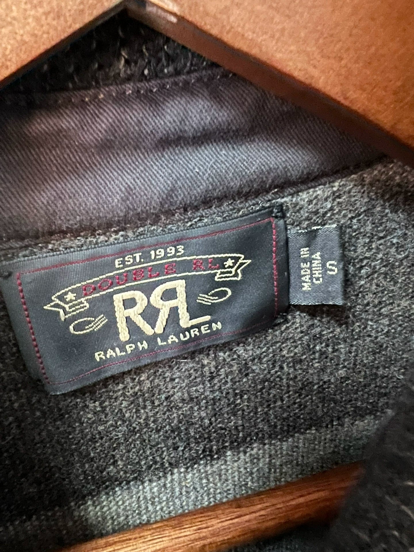 RRL Knit Shirt Jacket Thick Version
