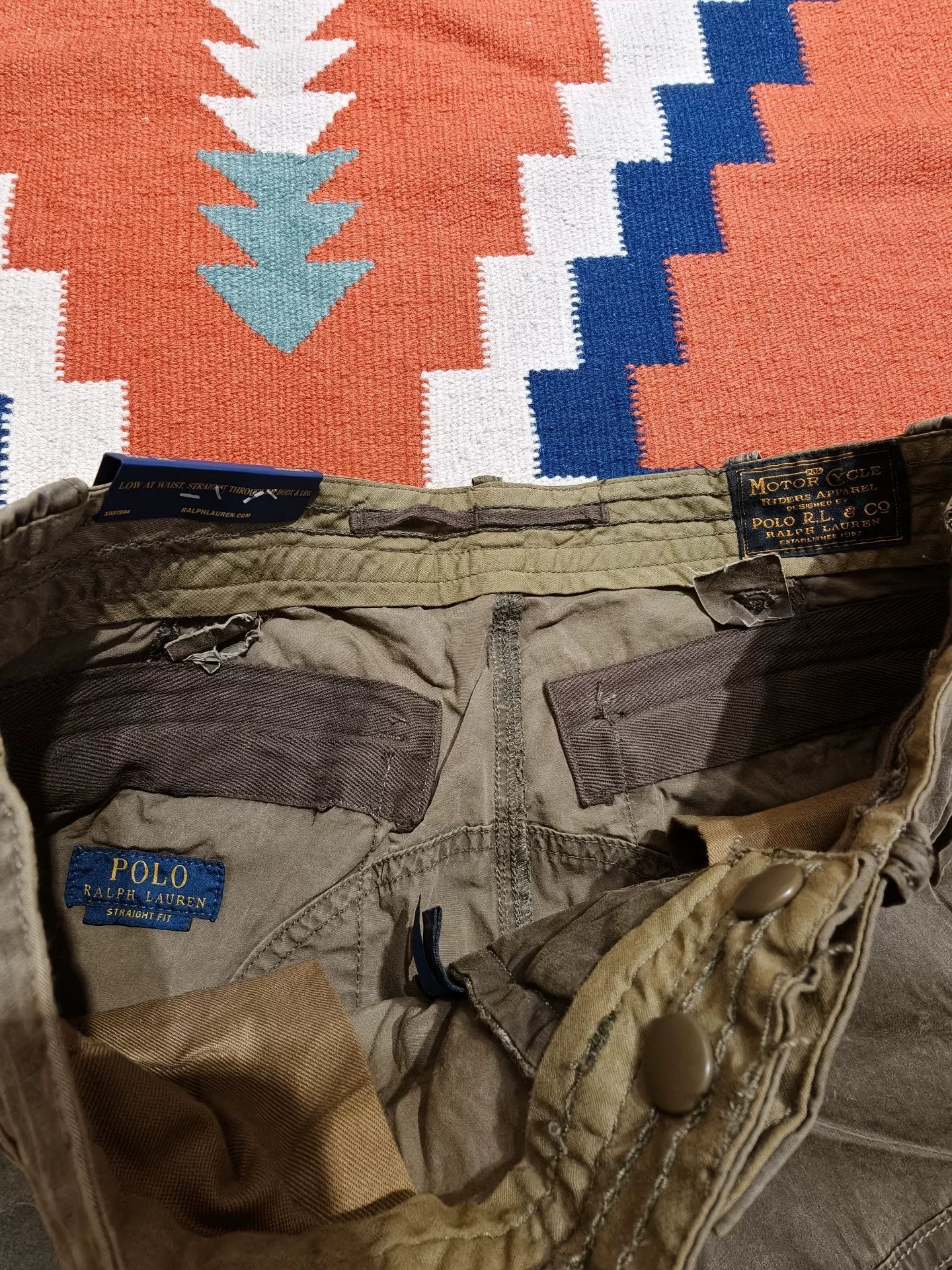 RRL Limited Edition Waxed Cotton Pants