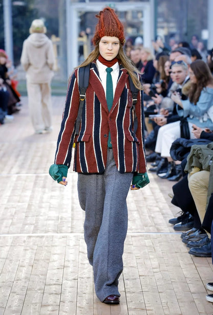 Undercover 2018AW Teddy Bear Stripe Blazer