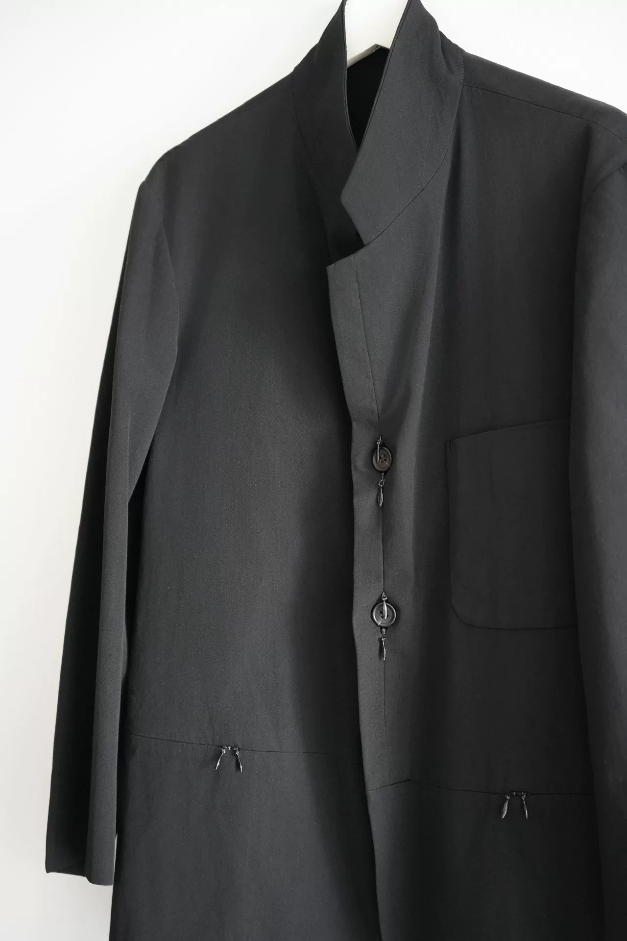 Yohji Yamamoto Water Drop Zip Blazer