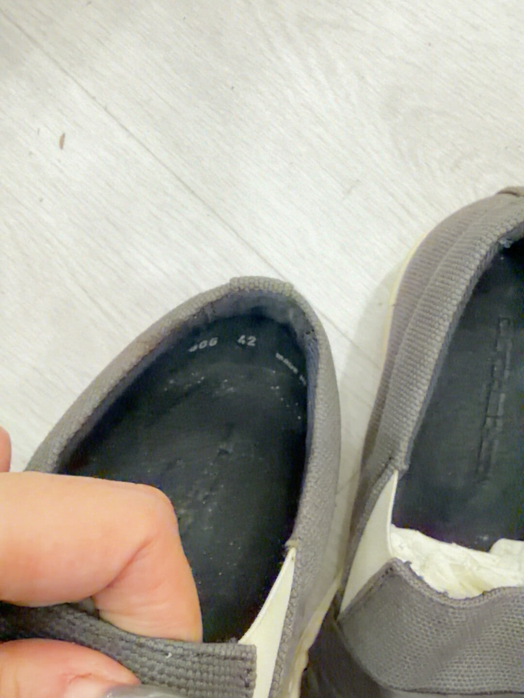 Rick Owens Canvas Slip-On Sneakers