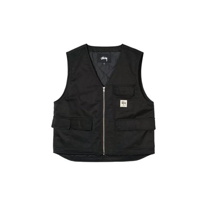 stussy insulated work vest with pockets