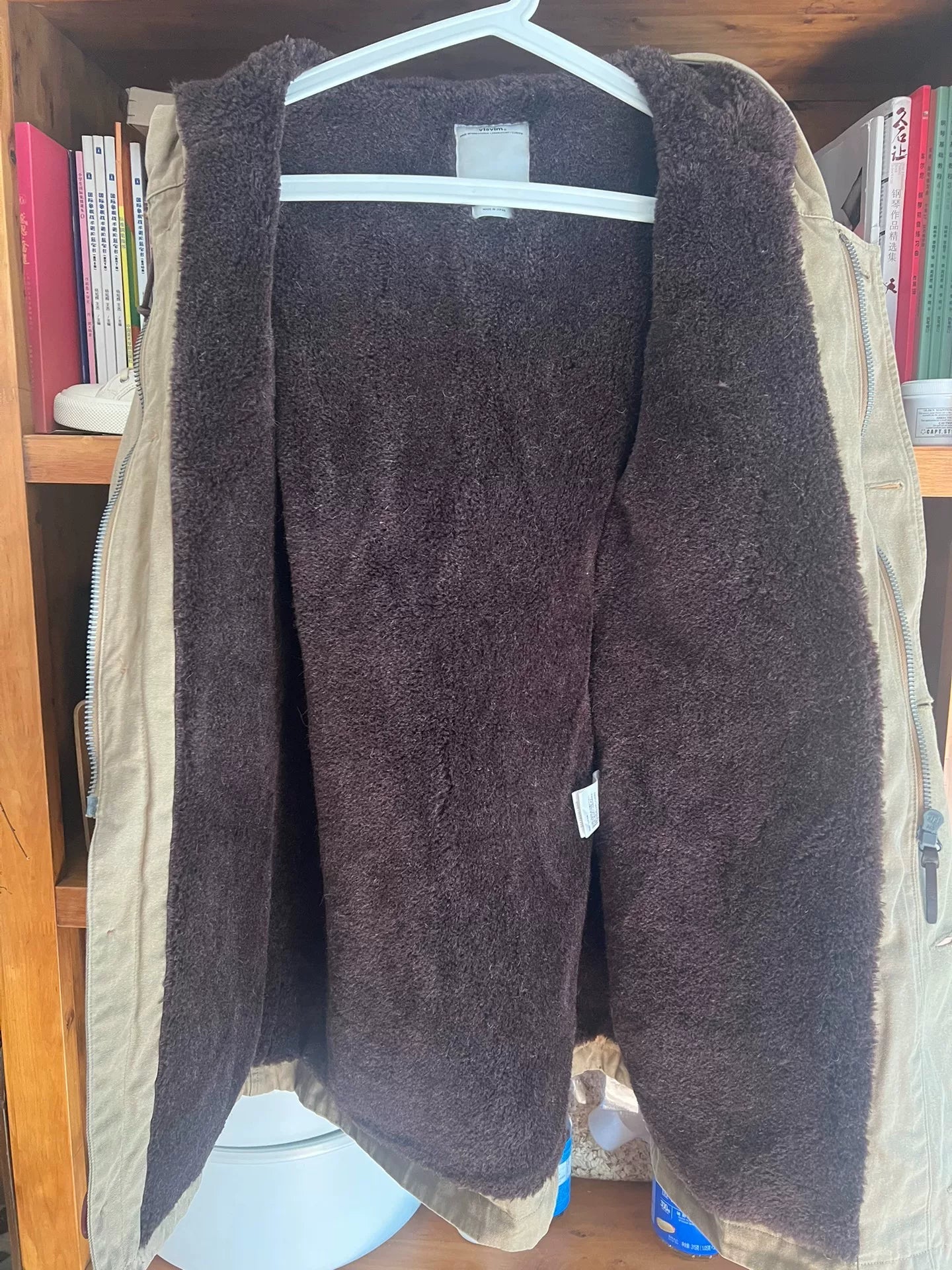 visvim 17aw admiral parka in beige