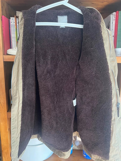 visvim 17aw admiral parka in beige