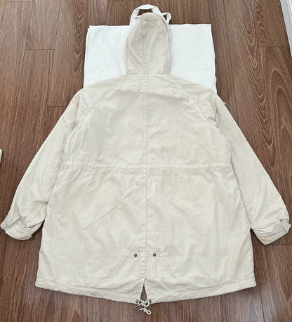 visvim dorset fishtail parka jacket ivory