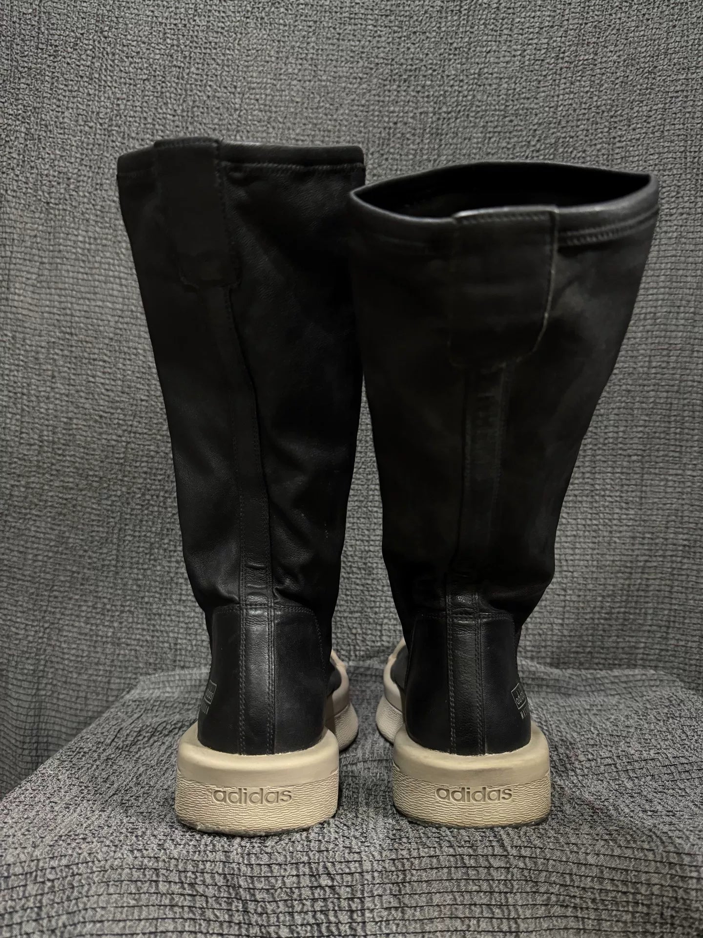 Rick Owens x Adidas High-Top Shell-Toe Boots