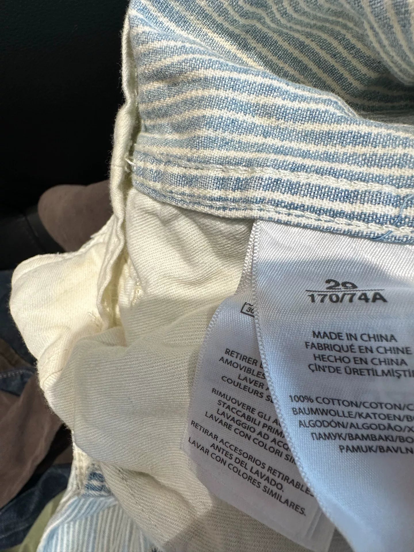 Ralph Lauren Railway Stripe Casual Pants