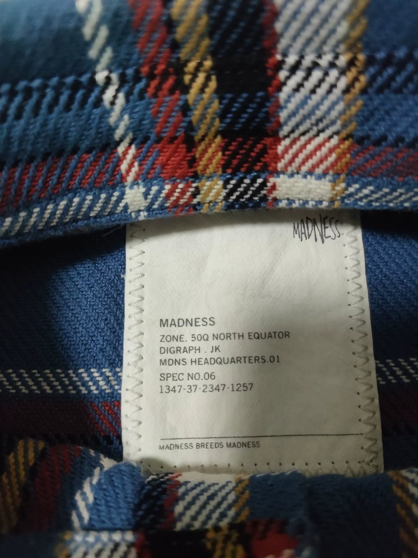 MADNESS Check Shirt 24AW