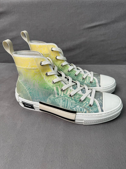dior b23 stussy high-top sneakers size 42