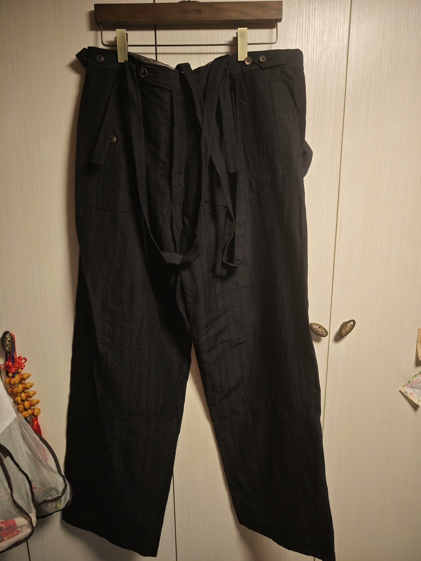 Ziggy Chen 21AW Bamboo Pattern Overalls