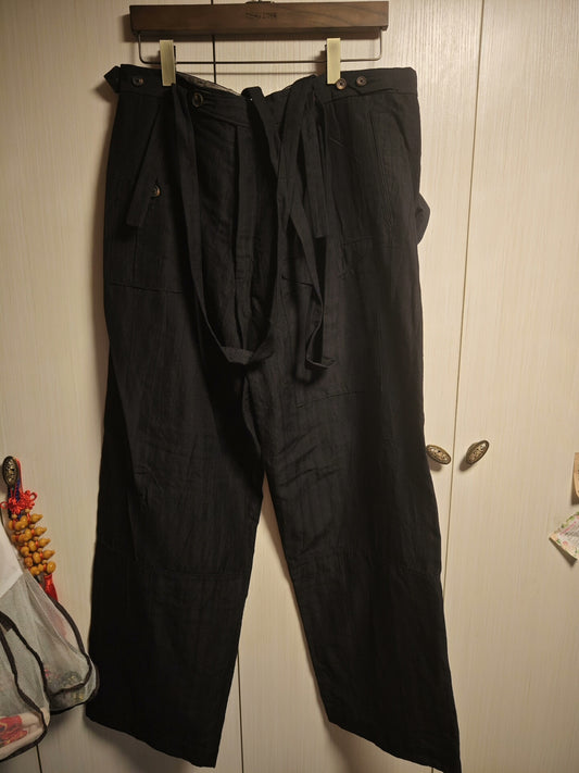 Ziggy Chen 21AW Bamboo Pattern Overalls