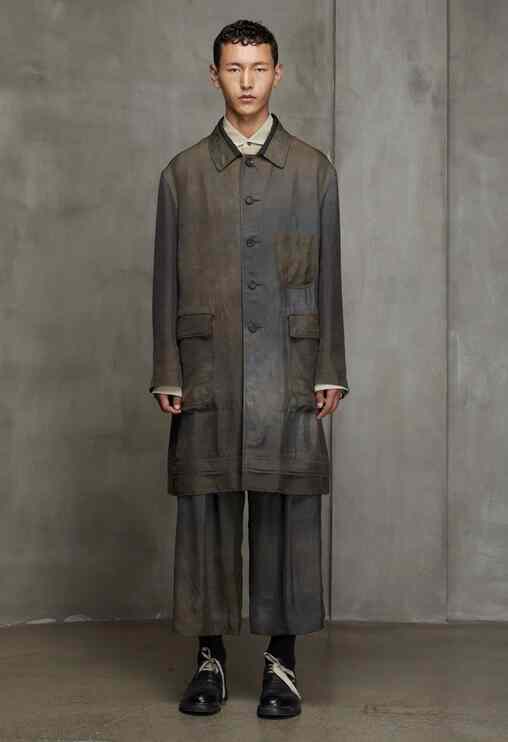 Ziggy Chen 23SS Cold-Dyed Coat