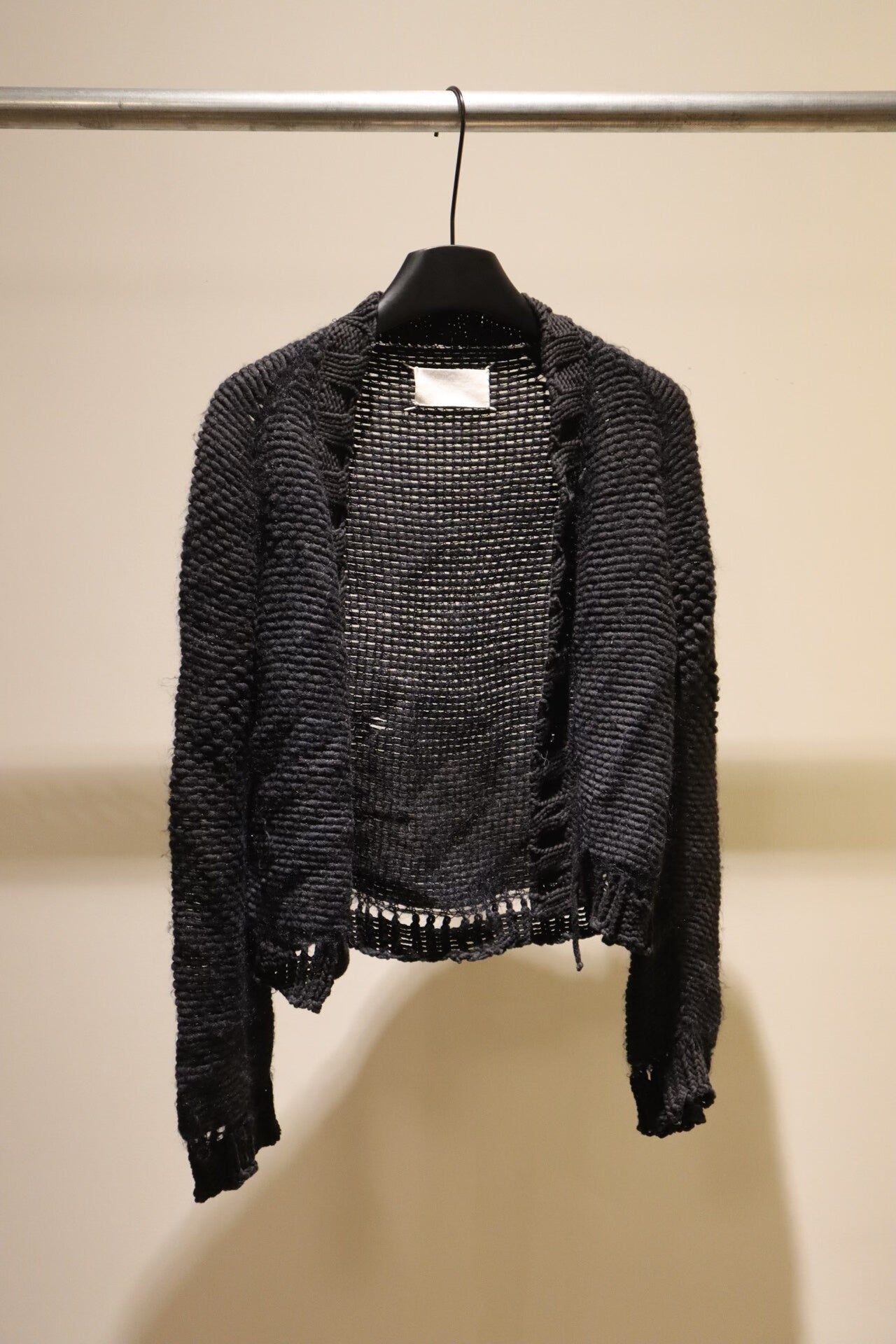 Maison Martin Margiela Knit Cardigan in Black