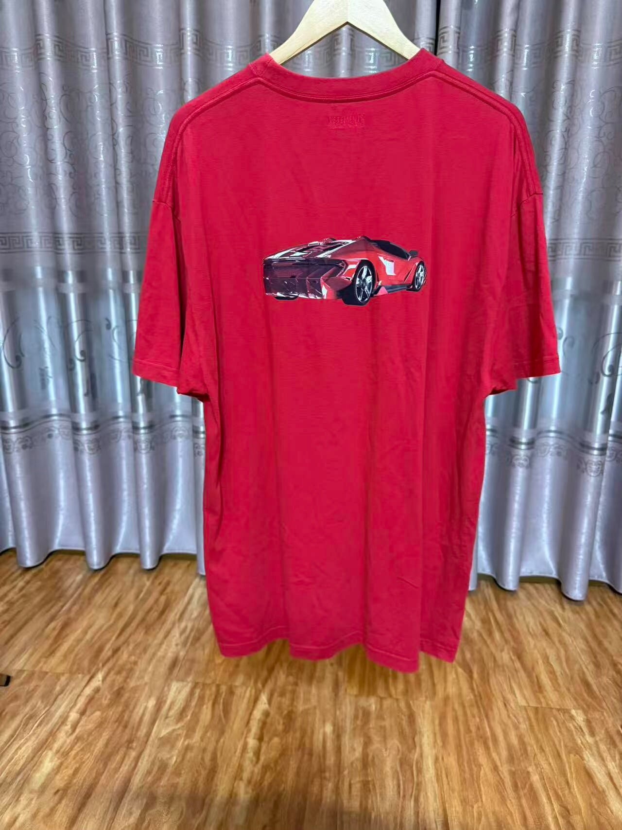 vetements oversized short sleeve graphic shirt