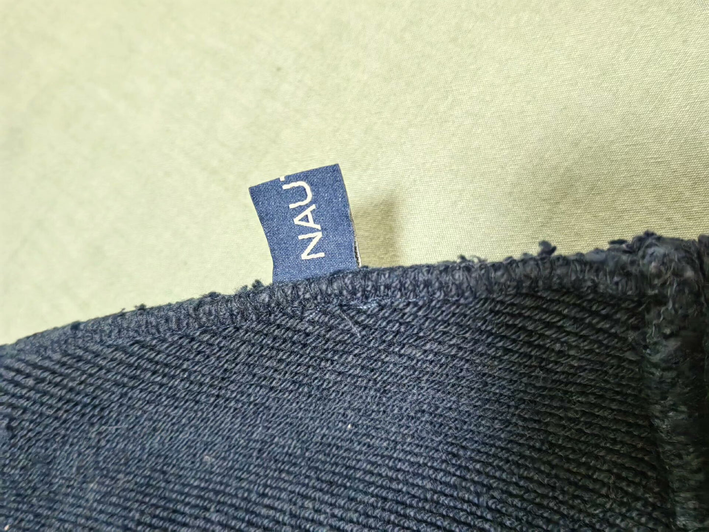 nautica oversized navy hoodie with graphic