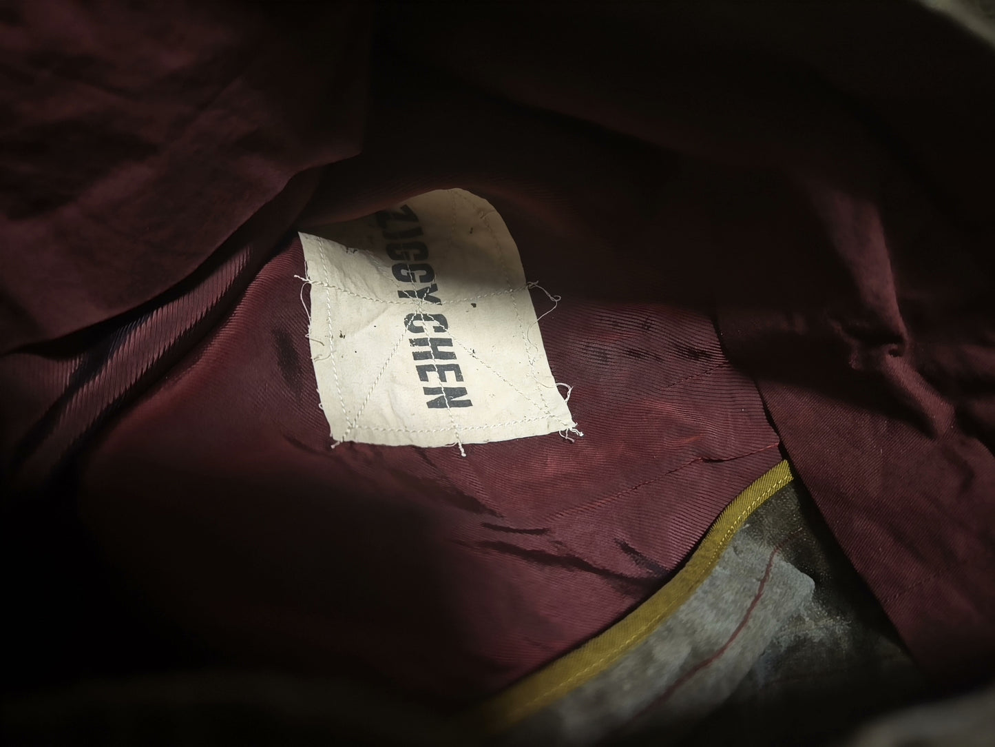 ziggy chen velvet green trousers size 48